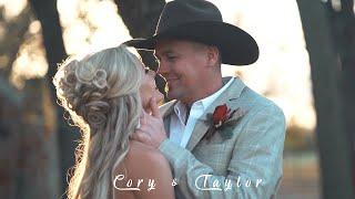 Cory & Taylor | A Cowboy Wedding