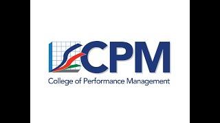 The College of Performance Management - How It All began