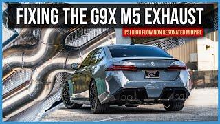 From Quiet Hybrid to V8 Beast - Unleashing the G90 M5 Exhaust (PSI G9X Midpipe)