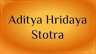 Aditya Hridaya Stotra with lyrics ⦿ Powerful Mantras for Success  ⦿  Shubha Mudgal 