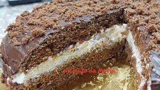 Torta cioccolato e panna