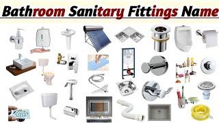 Sanitary Fitting Name | Bathroom Fitting Names | Bathroom Accessories Name & Pictures | Plumbing