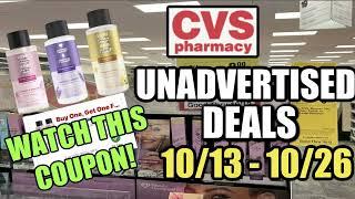 CVS UNADVERTISED DEALS (10/13 - 10/19) |  UPDATES!