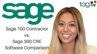 Sage 100 Contractor vs. Sage 300 CRE |  Construction Accounting Software by Sage.