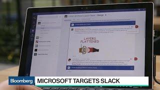 Microsoft Targets Slack With Teams Workplace Software