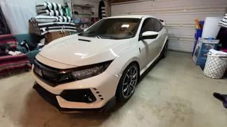 Honda Civic Type R FK8 Advan RZ II install fail!!