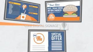 Corel Digital Signage - A complete digital signage solution for small businesses