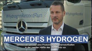 Mercedes-Benz GenH2 Hydrogen Truck Record Run: 1000 km. {Germany, September 2023}