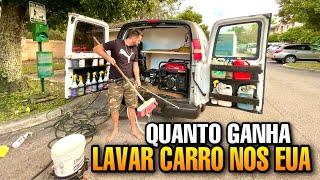 SALÁRIO DE LAVADOR DE CARRO NOS EUA - VIDA DE RICO