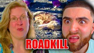 Cheap Woman Feeds Her Children ROADKILL