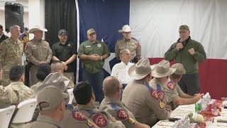 Governor Abbot and Tom Homan visit border in Texas to discuss future plans