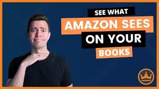 Discovering How Amazon Treats Your Book and How To Correct It