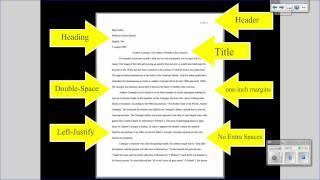 MLA Tutorial #1: Basic Paper Formatting