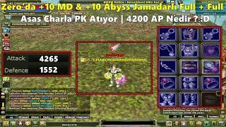 KhangNOCHA - Zero'da +10 MD & +10 Abyss Jamadar | Full İtem Asas Charla PK Atıyor! | Knight Online