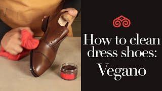 How to clean Vegano Leather Shoes · CARMINA SHOEMAKER