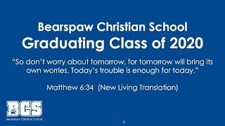 Bearspaw Christian School Graduation Ceremony - 2020