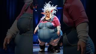 Frosted Teal Elf Glow-Up on Got Talent | Giant to Queen Transformation | AI Cinematic Shorts #agt