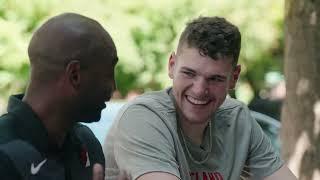 Donovan Clingan Visits Salt & Straw | Portland Trail Blazers