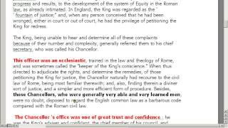 Short History on Chancery from Chancellor.wmv