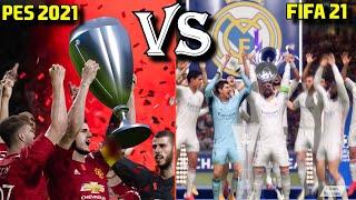  PES 2021 vs FIFA 21 | UEFA CHAMPIONS LEAGUE FINAL COMPARISON | Fujimarupes