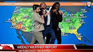 Weatherman Snaps LIVE on Air and Gets Dragged Off!