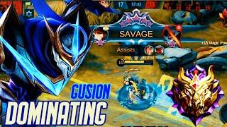 DOMINATING GUSION IN MYTHIC RANK | GamEnTrix | MLBB