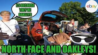 Finding VINTAGE OAKLEYS and NORTH FACE at a SUNNY SUNDAY CARBOOT | Buying at the Carboot