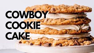 How to Make a Layered Cowboy Cookie Cake