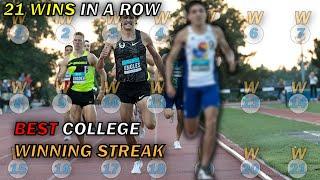 Incredible 21-Win Streak In Track And Field | Greatest Moments Of Bryce Hoppel's 800m Winning Streak