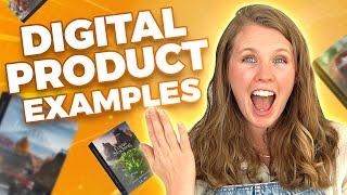 25+ IDEAS for DIGITAL PRODUCTS to sell online | Passive income ideas for 5 different niches!