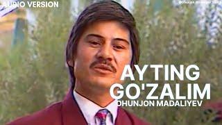 Ohunjon Madaliyev - Ayting go'zalim (Official Music Video)