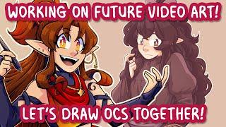 Drawing some OCs- Let's draw together!!