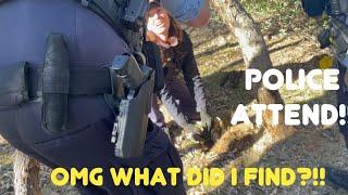 Metal Detecting Australian Bushland leads to POLICE attendance!! #police #metaldetecting