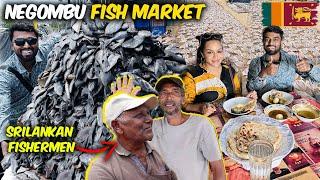 Negombo FISH Market & Srilankan தமிழ் Fisherman Breakfast 