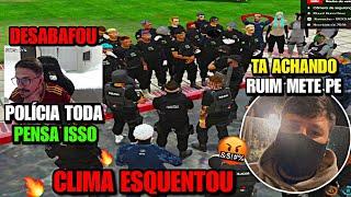 CLIMA ESQUENTOU ! NAN DESABAFOU SOBRE A POLICIA E FULANO RESPONDEU VEJA | GTA RP