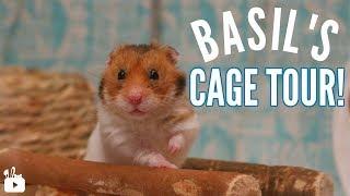 Ikea detolf hamster cage tour!