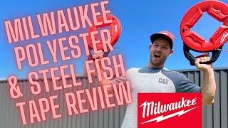 Milwaukee Tools polyester & steel fish tape review