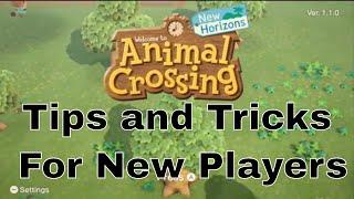 Animal Crossing New horizons |Tips and tricks for new players!