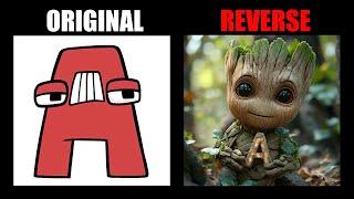 Reverse Alphabet Lore But It's Teen Groot (A-Z...) - Alphabet Lore Meme Animation - TD Rainbow