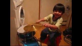 Ethan on Drums