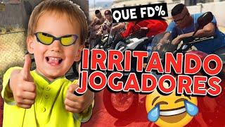 CRIANÇA IRRITANTE no GTA RP (ficaram furiosos) Paulinho o LOKO