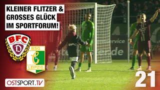 Kleiner Flitzer & großes Glück im Sportforum: BFC Dynamo - Chemie Leipzig | Regionalliga Nordost