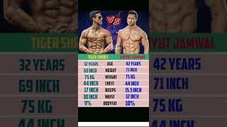 Tiger Shroff vs Vidyut Jamwal body comparison | #shorts #ytshorts #tigershroff #vidyutjammwal