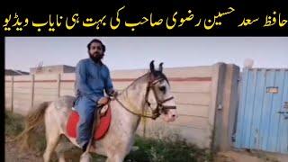 Hafiz Saad Hussain Rizvi Viral Video In Horse|Hafiz Saad Rizvi Old Video In Horse|Release Saad Rizvi