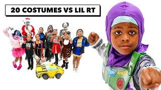 20 COSTUMES VS 1 RAPPER: LIL RT