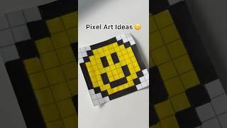 Easy pixel art ideas  #pixelart #pixel #shorts #art #drawing