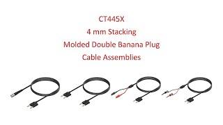 Molded Double Plug Coaxial Cable Assemblies