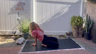 Grounded Yoga Ab Core Toning Backyard Workout