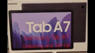 SAMSUNG Tab A7 UNBOXING & REVIEW