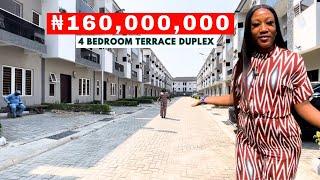 INSIDE THIS 160,000,000 MILLION NAIRA 4 BEDROOM TERRACE  DUPLEX IN LEKKI, LAGOS NIGERIA